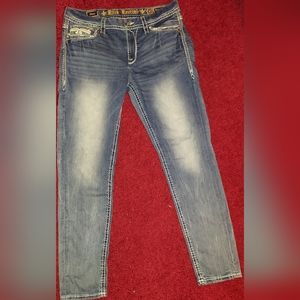 Rock Revival Olinda Easy Skinny 32X31 EUC